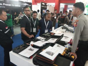 Mbminvestigasi.com | Korsabhara Baharkam Polri Pukau Pengunjung Indo Security 2026 Expo, Tampilkan Alsus Modern dan Layanan Humanis