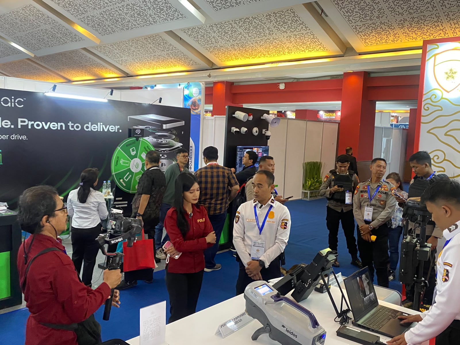 Mbminvestigasi.com | Korsabhara Baharkam Polri Pukau Pengunjung Indo Security 2026 Expo, Tampilkan Alsus Modern dan Layanan Humanis