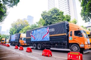 Mbminvestigasi.com | Polda Metro Jaya Kirim 12 Truk Bantuan Kemanusiaan untuk Masyarakat Terdampak Gempa NTT