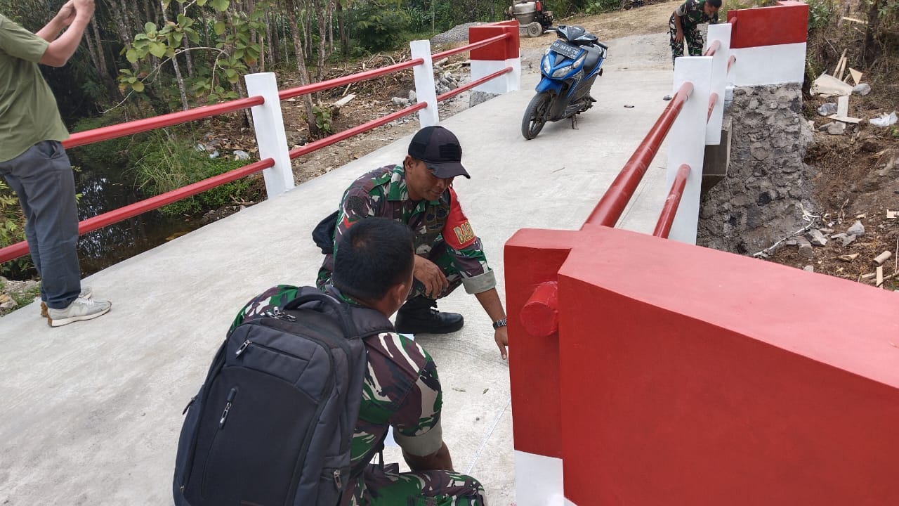 Mbminvestigasi.com | Jembatan Gantung Garuda Keyongan Tembus 99 Persen, Selangkah Lagi Bisa Dinikmati Warga
