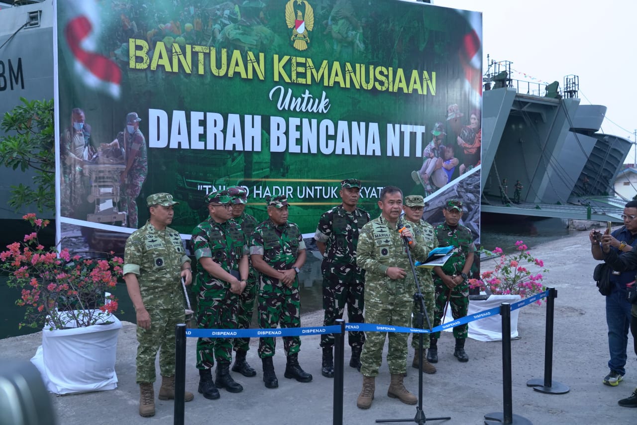 Mbminvestigasi.com | Kirim Kapal Rumah Sakit ke NTT, Kasad: Penanganan Bencana Harus Punya “Napas Panjang