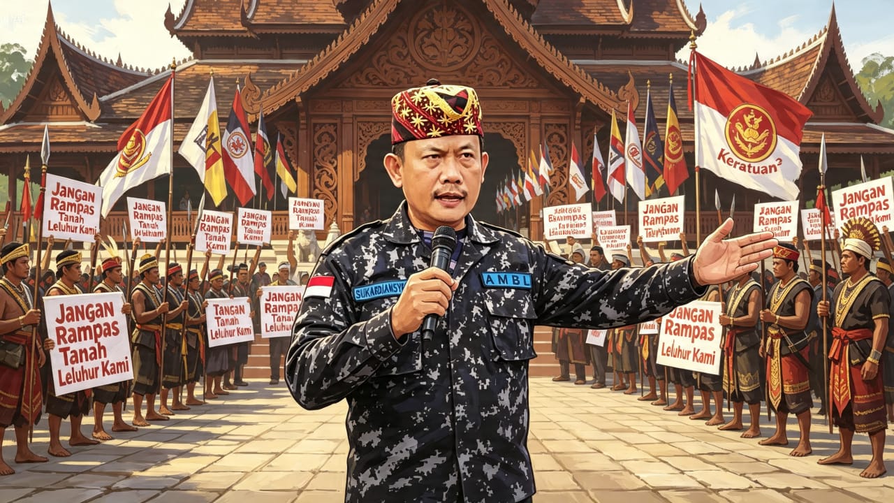 Mbminvestigasi.com | Ketum AMBL Sukardi Tegas Ingatkan Oligarki Korporasi Raksasa BW Jangan Kalian Rampas Tanah “LELUHUR” Kami!