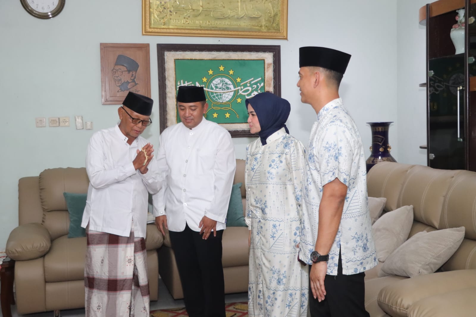Mbminvestigasi.com | Hadiri Haul Gus Liek, Kapolres Kediri Titip Doa Terbaik untuk Masyarakat