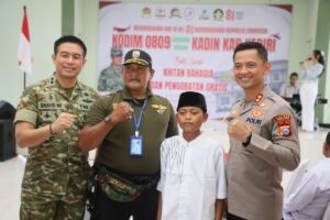 Mbminvestigasi.com | Kapolres Kediri Kota Hadiri Khitan Bahagia, 50 Anak Dapat Layanan Khitan Gratis