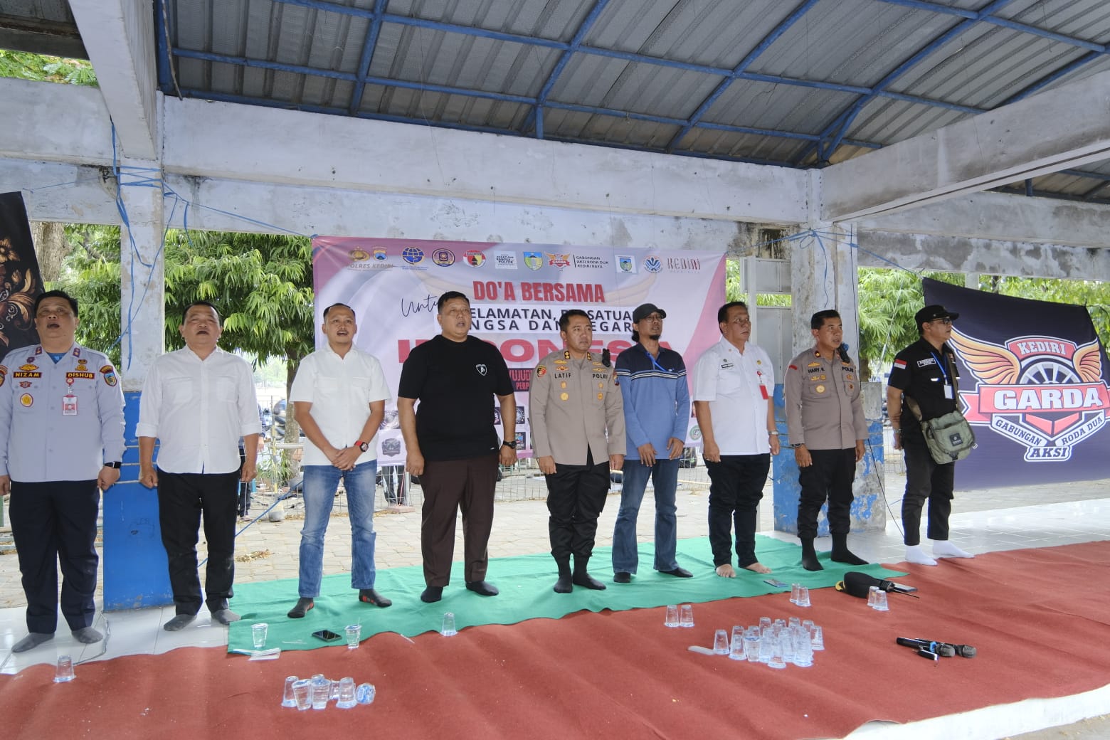 Mbminvestigasi.com | Polres Kediri komitmen, Bersama sama jaga Persatuan dan Kesatuan di Tengah Masyarakat
