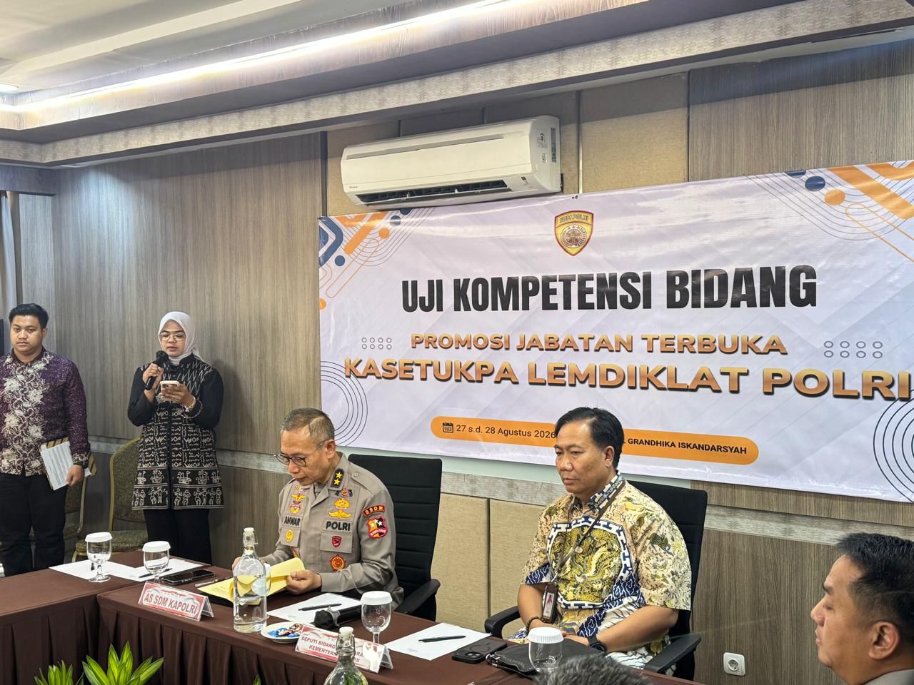 Mbminvestigasi.com | Polri Buka Seleksi Terbuka Kasetukpa Lemdiklat, 13 Perwira Ikuti Uji Kompetensi