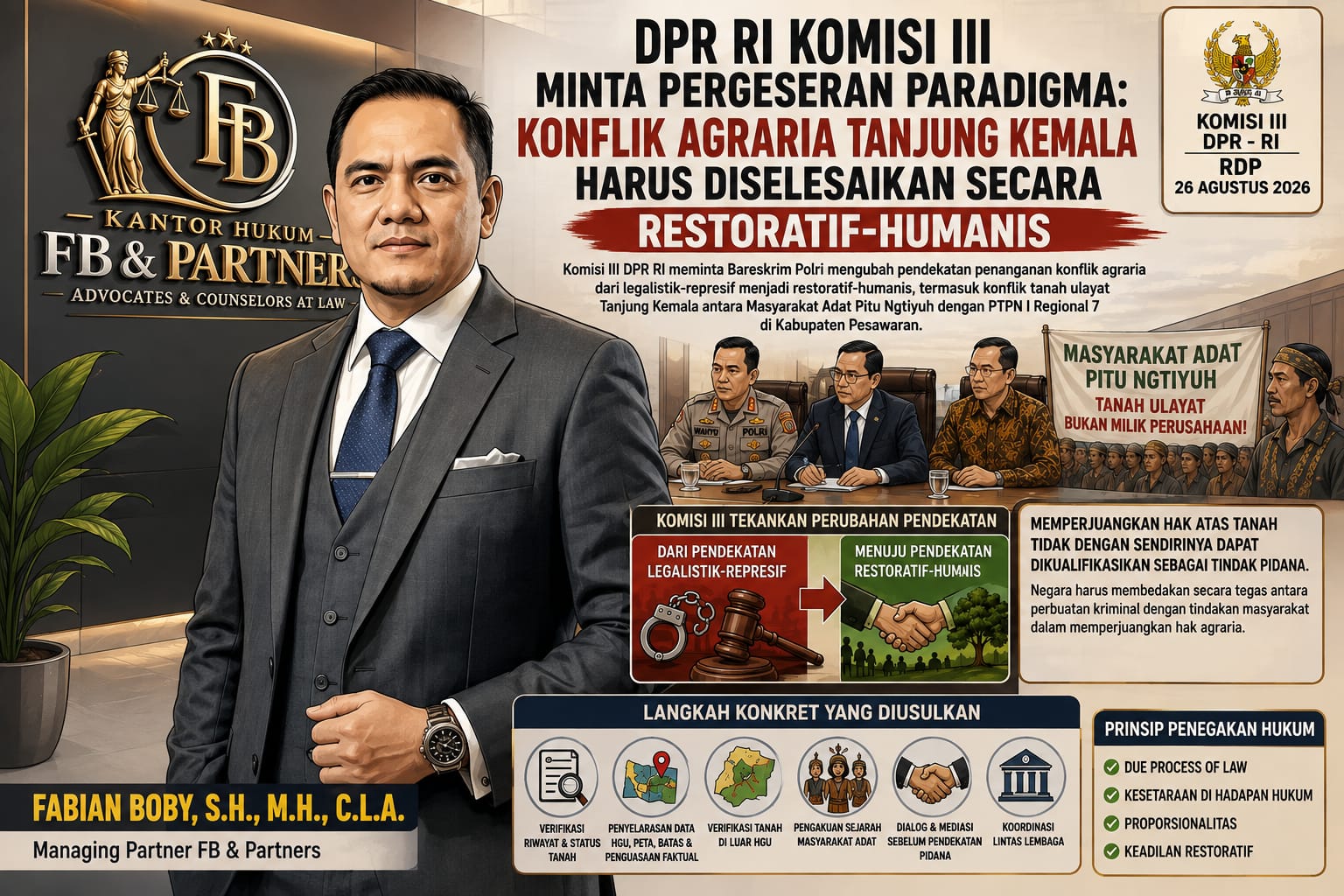 Mbminvestigasi.com | DPR RI Komisi III Minta Pergeseran Paradigma: Konflik Agraria Tanjung Kemala Harus Diselesaikan Secara Restoratif-Humanis Mbminvestigasi.com | DPR RI Komisi III Minta Pergeseran Paradigma: Konflik Agraria Tanjung Kemala Harus Diselesaikan Secara Restoratif-Humanis