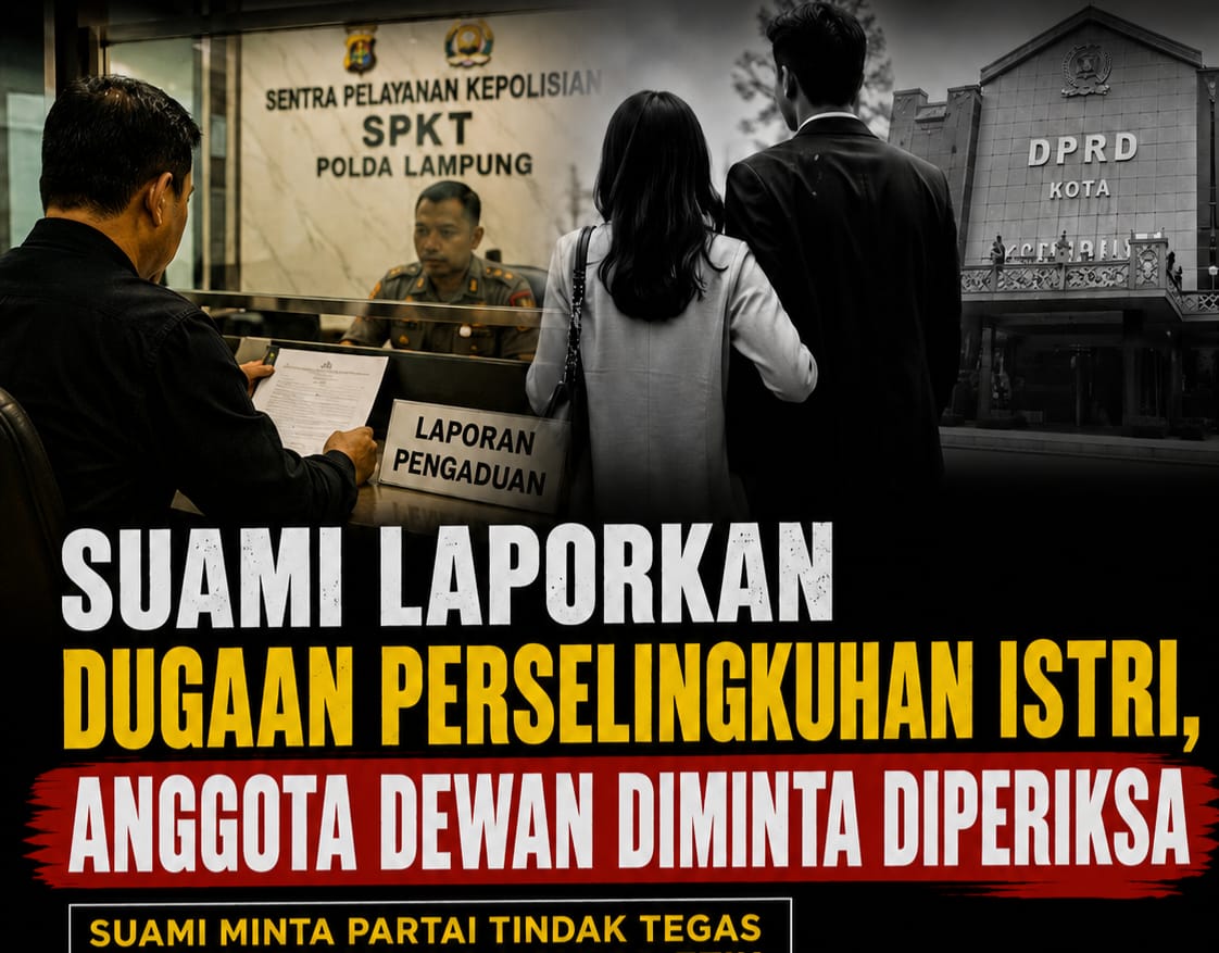 Mbminvestigasi.com | Anggota DPRD Bandar Lampung & Bendahara DPD PAN Diduga Selingkuh di Hotel Radisson, Lapor ke Polda Lampung — Publik Desak PAW & Sidak Etik!