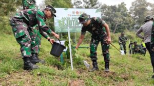 Mbminvestigasi.com | Seribu Pohon Endemik Merbabu Ditanam, Kodim Boyolali Tanam Harapan untuk Masa Depan
