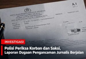 Mbminvestigasi.com | Kawal Kasus Pengancaman Wartawan, FPII Sulsel Minta Polrestabes Makassar Transparan dan Profesional
