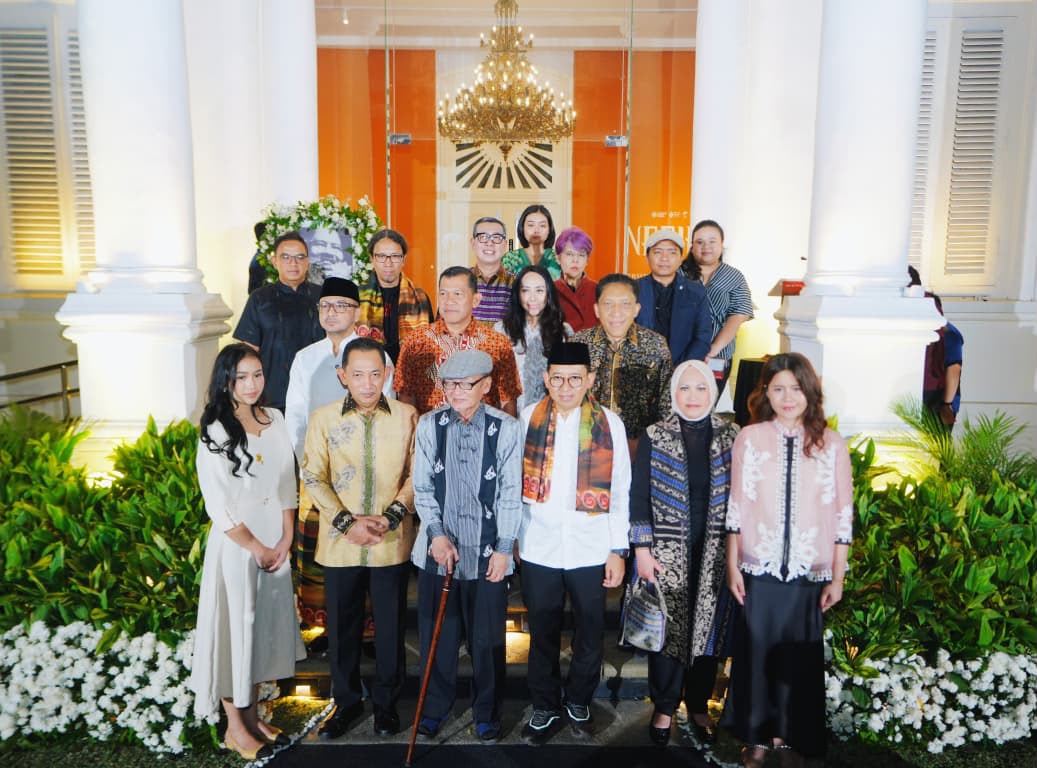 Mbminvestigasi.com | Kapolri Hadiri Pembukaan Pameran Nasirun “Bersimpuh di Kaki Para Guru” di Galeri Nasional Indonesia