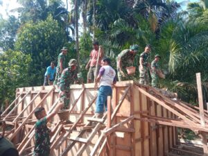 Mbminvestigasi.com | Kodam I/BB Rampungkan Pipanisasi 700 Meter, 149 KK di Aloban Bair Kini Nikmati Air Bersih