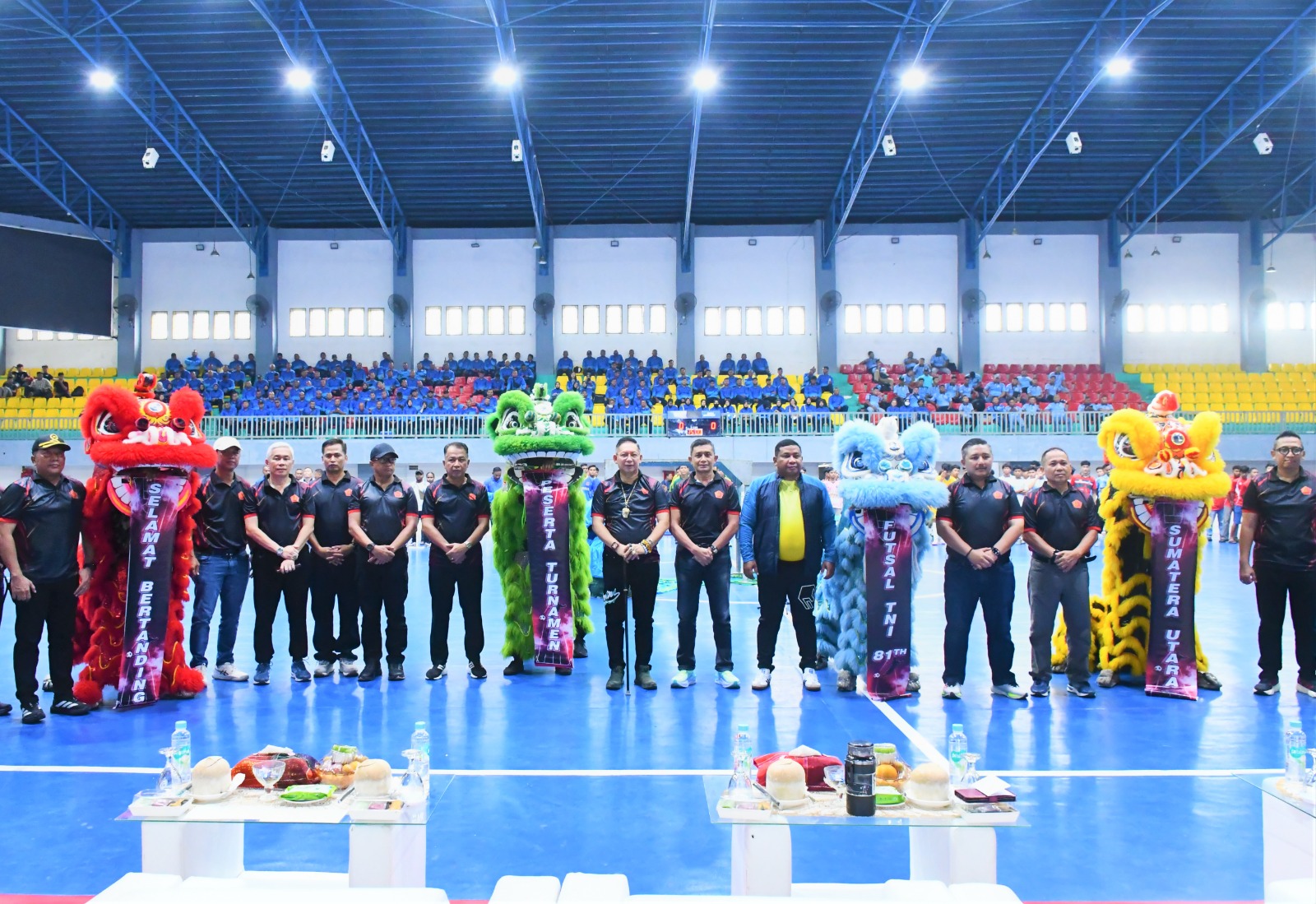 Mbminvestigasi.com | Semarak HUT TNI ke-81, Pembukaan Turnamen Futsal Piala Panglima TNI Tahun 2026 Digelar di Pancing Medan