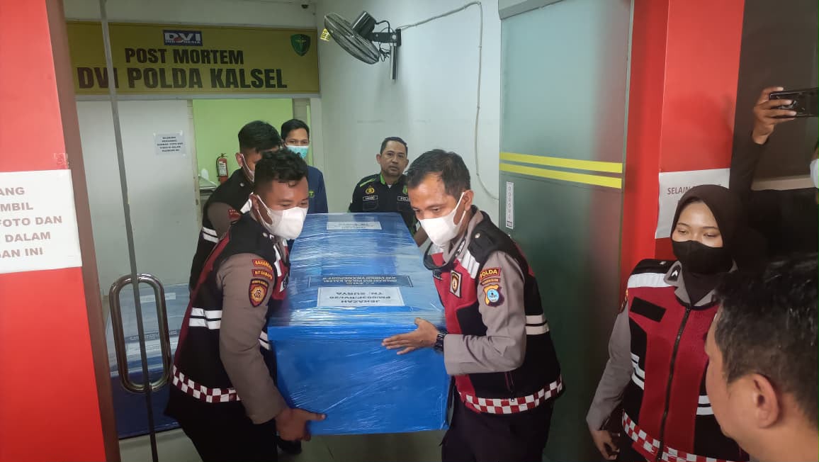 Mbminvestigasi.com | DVI Polri Berhasil Identifikasi 9 Korban KM Virgo Transport 8, Seluruhnya Telah Diserahkan Kepada Keluarga