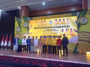 Mbminvestigasi.com | Musda XI Golkar Bandar Lampung Resmi Dibuka, Aprozi Alam Tekankan Program dan Target 2029