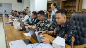 Mbminvestigasi.com | Jajaran Kanit Polres Pesisir Barat Ikuti Assessment Jabatan dari Ro SDM Polda Lampung