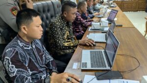 Mbminvestigasi.com | Jajaran Kanit Polres Pesisir Barat Ikuti Assessment Jabatan dari Ro SDM Polda Lampung