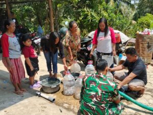 Mbminvestigasi.com | Koramil 06/Batuwarno Bantu Air Bersih untuk 100 KK di Tiga Dusun Desa Tegiri