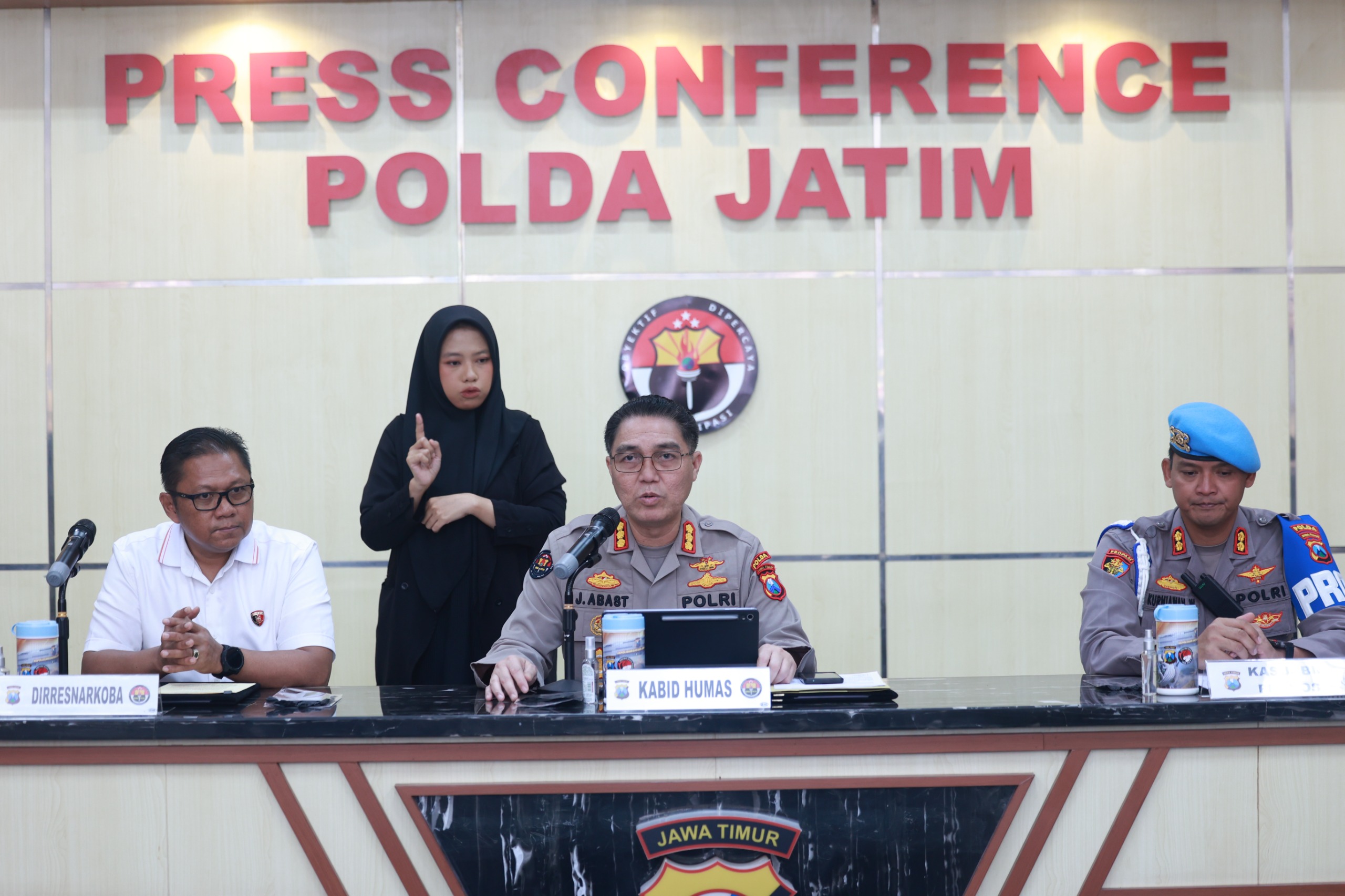 Mbminvestigasi.com | Polda Jatim Ungkap 1.870 Kasus Narkoba, 2.382 Tersangka Diamankan