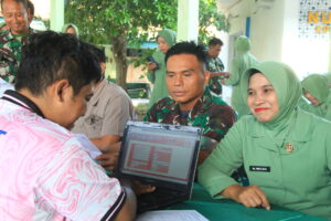 Mbminvestigasi.com | Peringati Hut TNI dan Hut Kodam IV/Dip, Kodim Sragen gelar Donor Darah