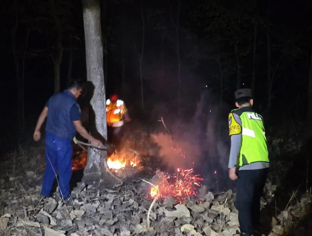 Mbminvestigasi.com | Respons Cepat, Polsek Widodaren dan Tim Gabungan Padamkan Titik Api Karhutla di Ngawi Mbminvestigasi.com | Respons Cepat, Polsek Widodaren dan Tim Gabungan Padamkan Titik Api Karhutla di Ngawi