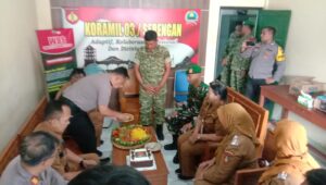 Mbminvestigasi.com | Sinergi Untuk Negeri, Kapolsek & Camat Serengan Beri Ucapan HUT TNI ke-81 ke Koramil 03/Serengan