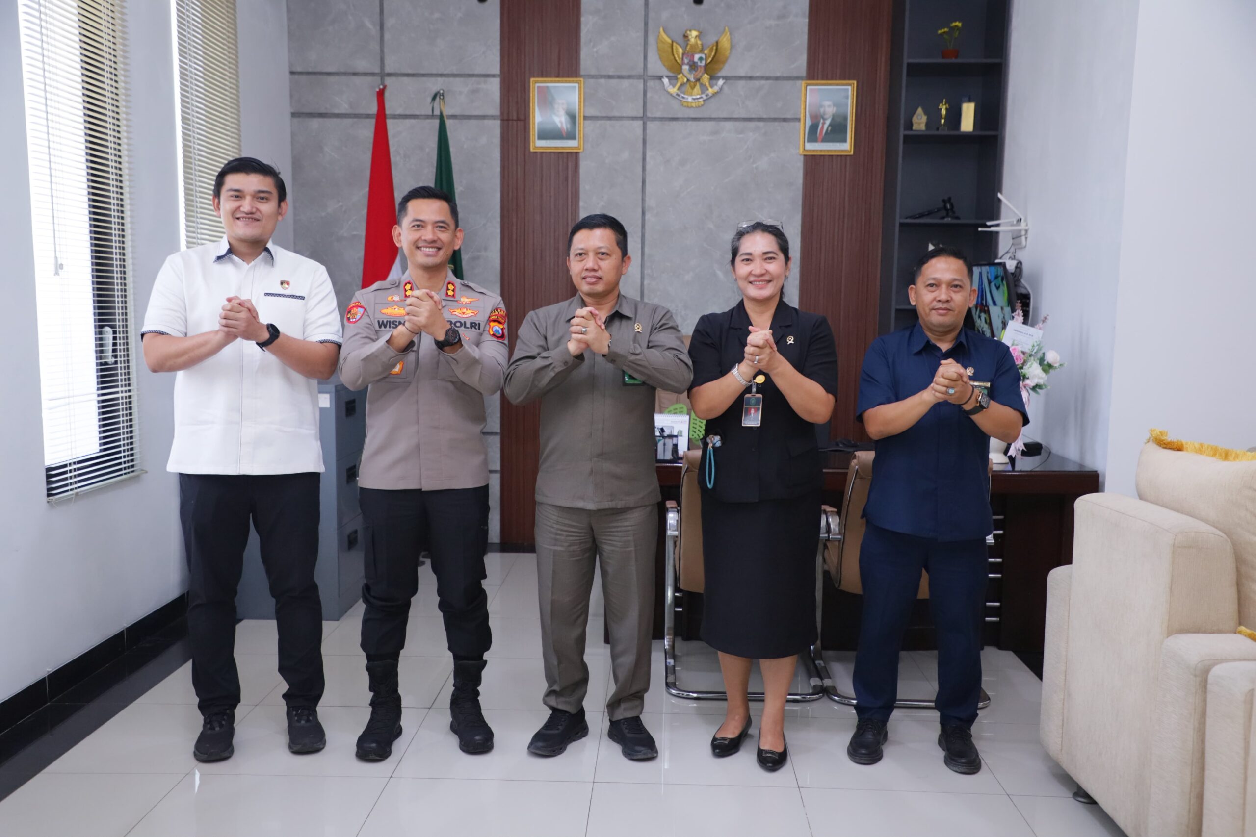 Mbminvestigasi.com | Kapolres Kediri Kota Silaturahmi ke Pengadilan Negeri, Perkuat Sinergitas Penegakan Hukum