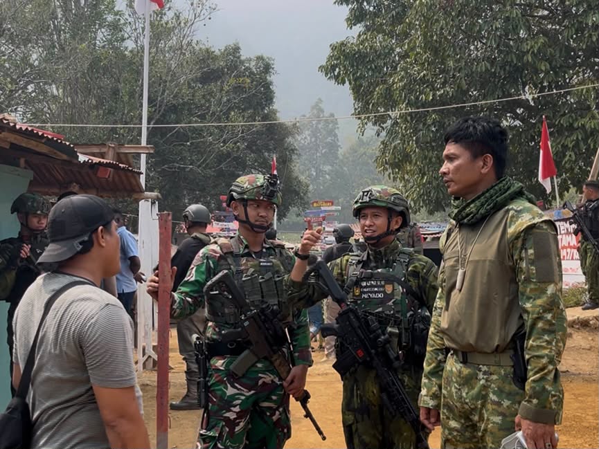 Mbminvestigasi.com | TNI dan Pemkab Teluk Bintuni Tinjau Fasilitas Umum di Kampung Moyeba