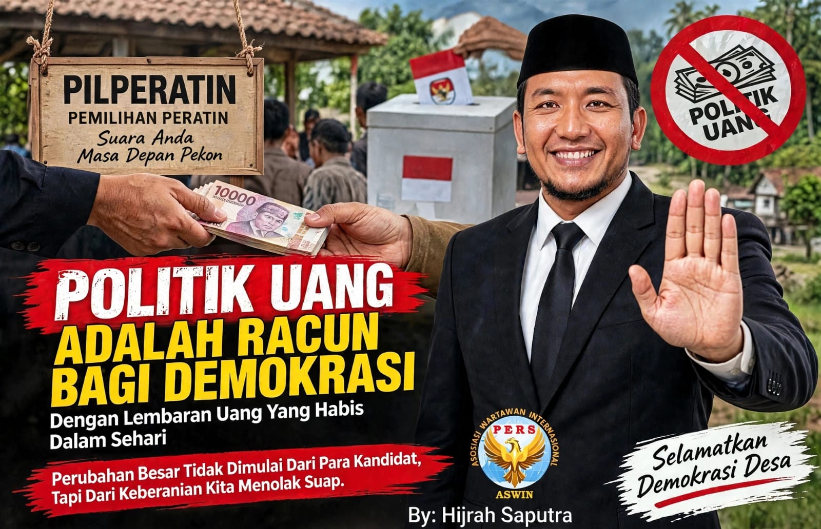 Mbminvestigasi.com | Politik Uang Racun Demokrasi Masa Depan Pekon Jangan Di Tukar Dengan Uang Sehari