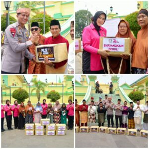 Mbminvestigasi.com | KAPOLDA KEPRI ZIARAH KE PULAU PENYENGAT, SALURKAN BANTUAN SOSIAL KEPADA MASYARAKAT