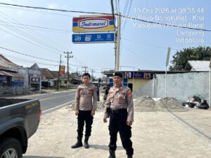 Mbminvestigasi.com | Polsek Pesisir Tengah Gelar Patroli Rutin, Jaga Kamtibmas Tetap Kondusif