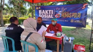 Mbminvestigasi.com | HUT Humas Polri ke-75, Polres Pasuruan Gelar Bakti Sosial Donor Darah di Bangil