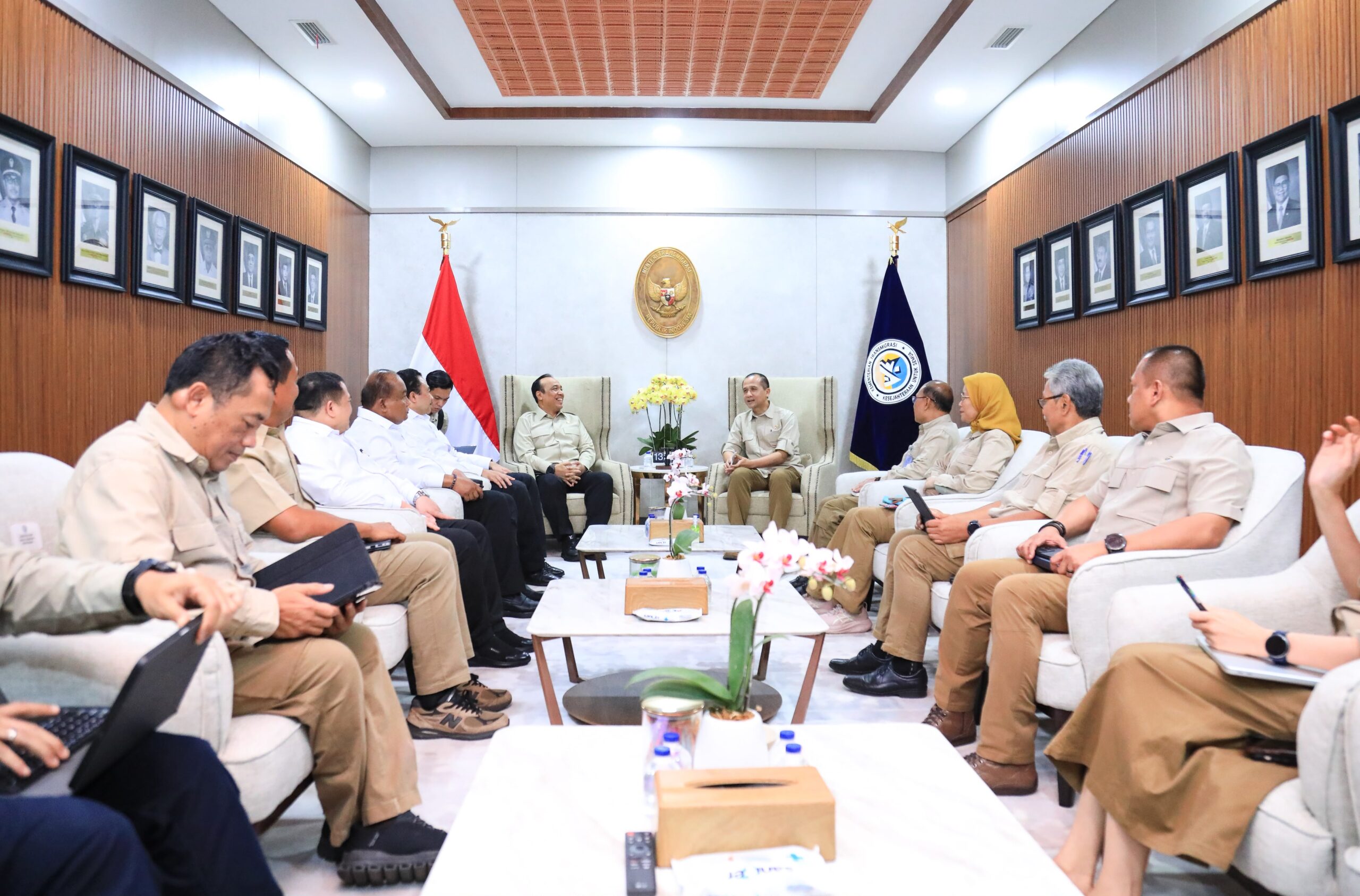 Mbminvestigasi.com | Bertemu Menteri Transmigrasi, Kepala BRAN Dorong Lahan Produktif untuk Kesejahteraan Rakyat