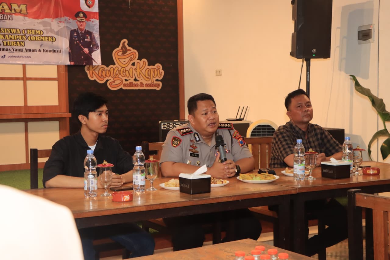 Mbminvestigasi.com | Polisi Bersama Masyarakat: Polresta Tuban Bareng Mahasiswa Perkuat Sinergi Kamtibmas Mbminvestigasi.com | Polisi Bersama Masyarakat: Polresta Tuban Bareng Mahasiswa Perkuat Sinergi Kamtibmas
