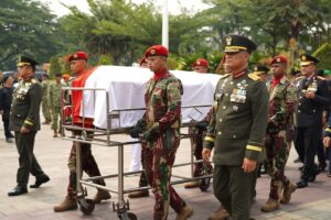 Mbminvestigasi.com | Rangkaian Penghormatan Terakhir TNI AD untuk Mantan Kasad Subagyo Hadi Siswoyo