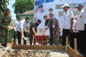 Mbminvestigasi.com | Dandim dan Bupati Boyolali Letakkan Batu Pertama Pembangunan KDKMP Desa Sambon, Warga Sambut Penuh Harapan