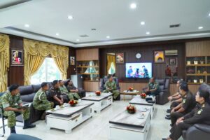 Mbminvestigasi.com | Tim Jaksa Agung Muda Pidana Militer Audiensi dengan Pangdam I/BB di Medan
