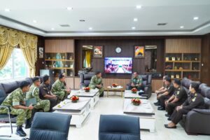 Mbminvestigasi.com | Tim Jaksa Agung Muda Pidana Militer Audiensi dengan Pangdam I/BB di Medan