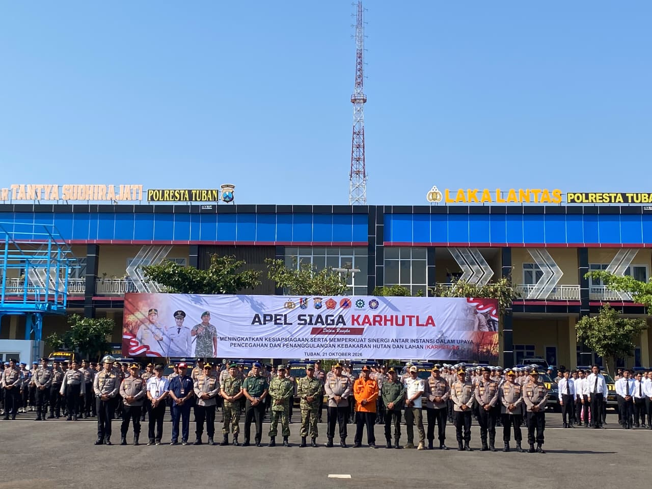 Mbminvestigasi.com | Hadapi Kemarau Panjang, Polresta Tuban bersama Instansi Lintas Sektoral Siaga Bencana Karhutla Mbminvestigasi.com | Hadapi Kemarau Panjang, Polresta Tuban bersama Instansi Lintas Sektoral Siaga Bencana Karhutla