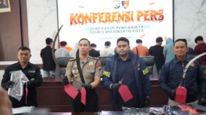 Mbminvestigasi.com | Polres Mojokerto Kota Amankan 21 Pemuda Diduga Serang Angkringan di Magersari