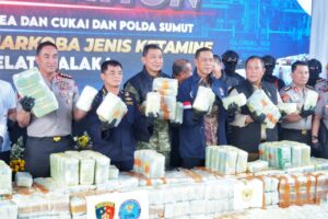 Mbminvestigasi.com | Pangdam I/BB Hadiri Pengungkapan 1.160 Paket Ketamine di Kapal Tanker Global 168