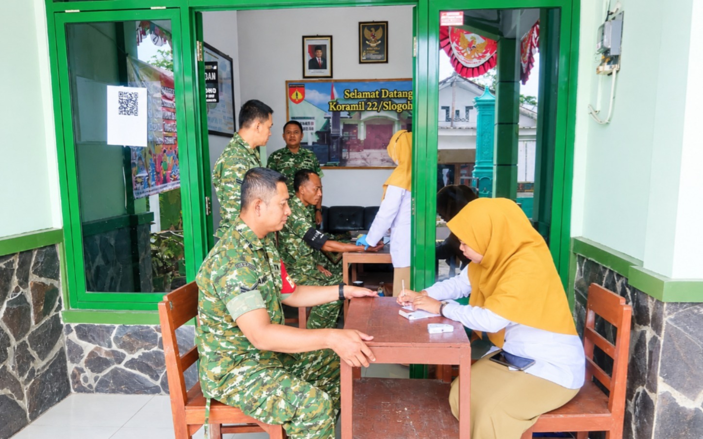 Mbminvestigasi.com | Pastikan Prajurit Tetap Prima, Dr. Sekar Pimpin Cek Kesehatan Gratis di Koramil 22/Slogohimo Mbminvestigasi.com | Pastikan Prajurit Tetap Prima, Dr. Sekar Pimpin Cek Kesehatan Gratis di Koramil 22/Slogohimo