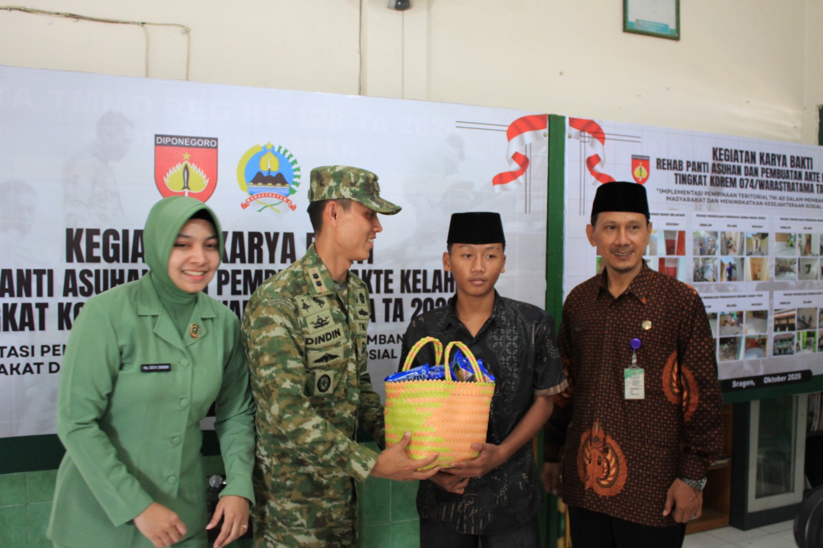 Mbminvestigasi.com | Danrem Surakarta Resmikan Rehab Panti Asuhan Muhammadiyah Sragen