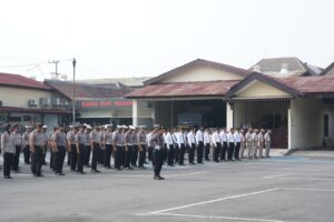 Mbminvestigasi.com | Sumpah Pemuda ke-98, Polres Kediri Gaungkan Semangat Patriotik dan Empati