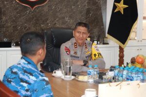 Mbminvestigasi.com | SILATURAHMI KAPOLDA KEPRI DAN DANLANUD HANG NADIM BATAM, PERKUAT SINERGI TNI–POLRI