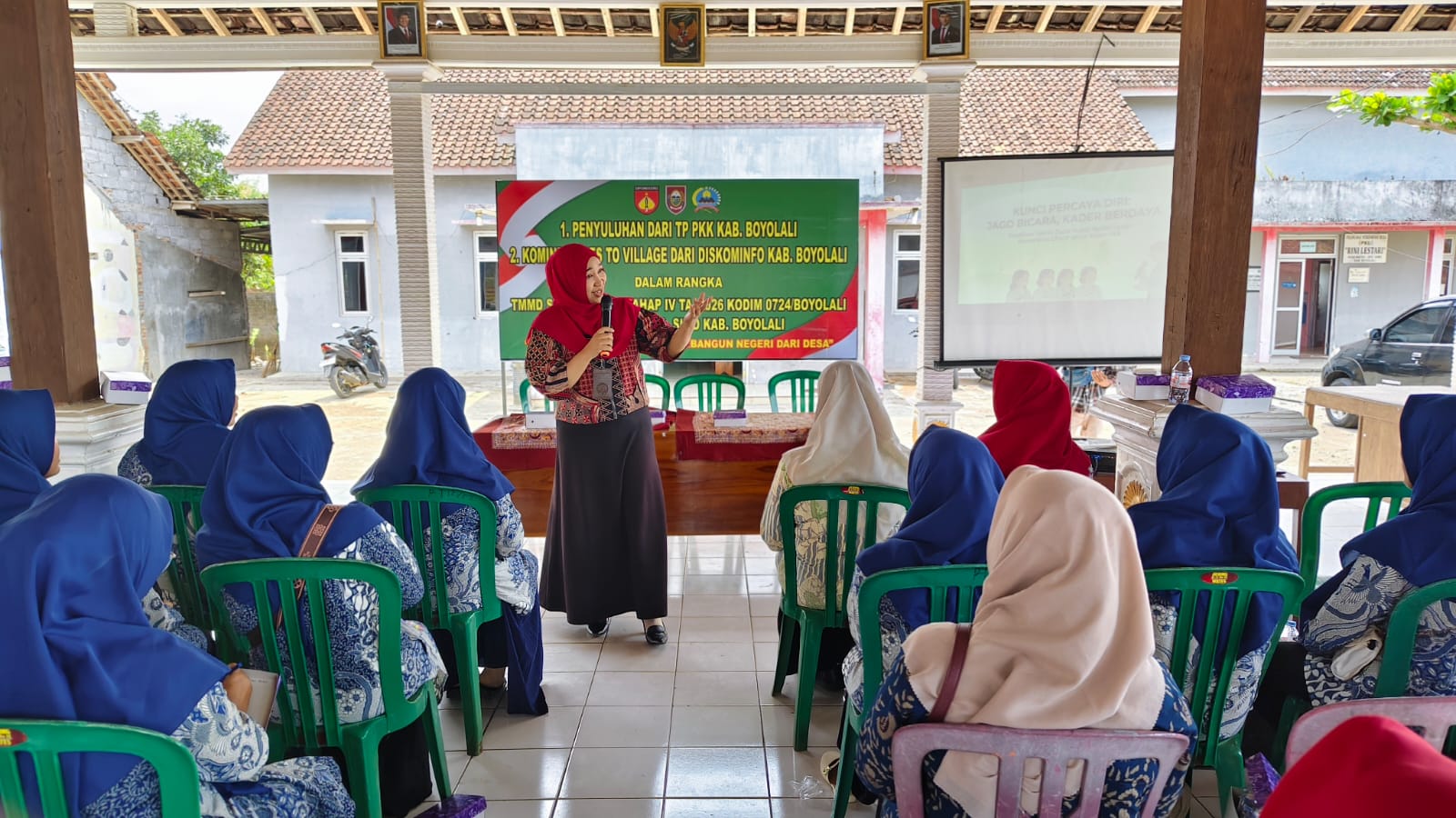 Mbminvestigasi.com | Satgas TMMD Kodim Boyolali Lakukan Penyuluhan dan Sosialisasi Kegiatan PKK