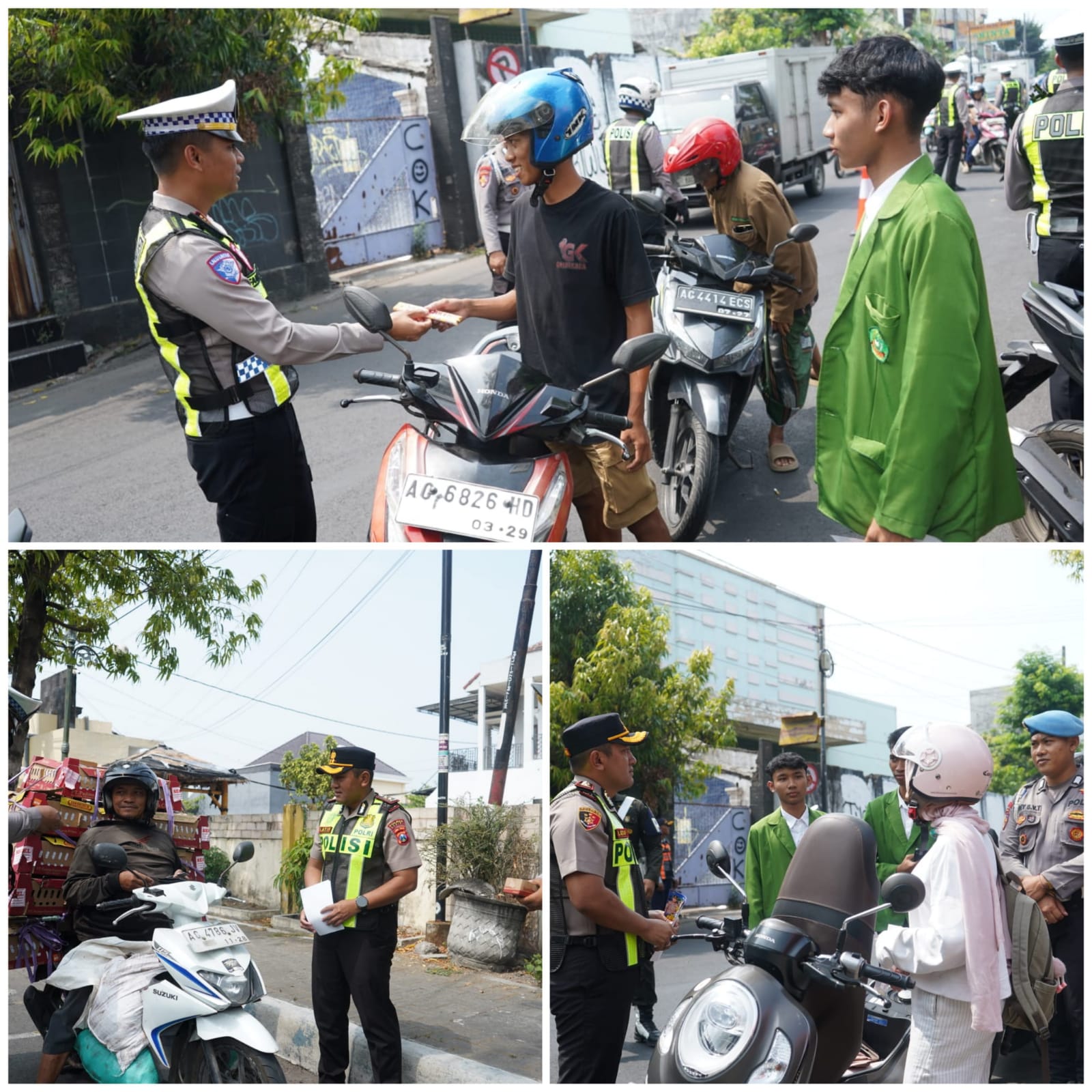 Mbminvestigasi.com | Ops Patuh Semeru, Kapolres Kediri Turun ke Jalan Kedepankan Edukasi Pengendara