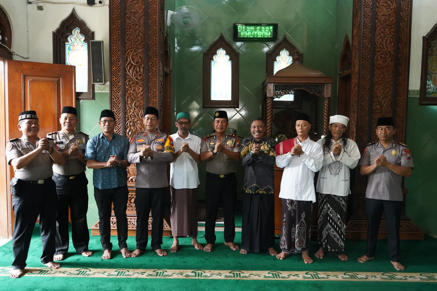 Mbminvestigasi.com | Jumling Polres Kediri , Ajak Warga Aktif Jaga Kamtibmas, Waspadai Hoaks hingga Bahaya Narkoba
