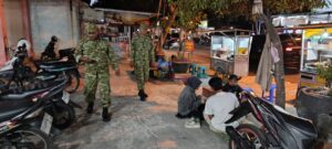 Mbminvestigasi.com | Babinsa Wonogiri Kota Gelar Patroli Malam, Memelihara Kamtibmas